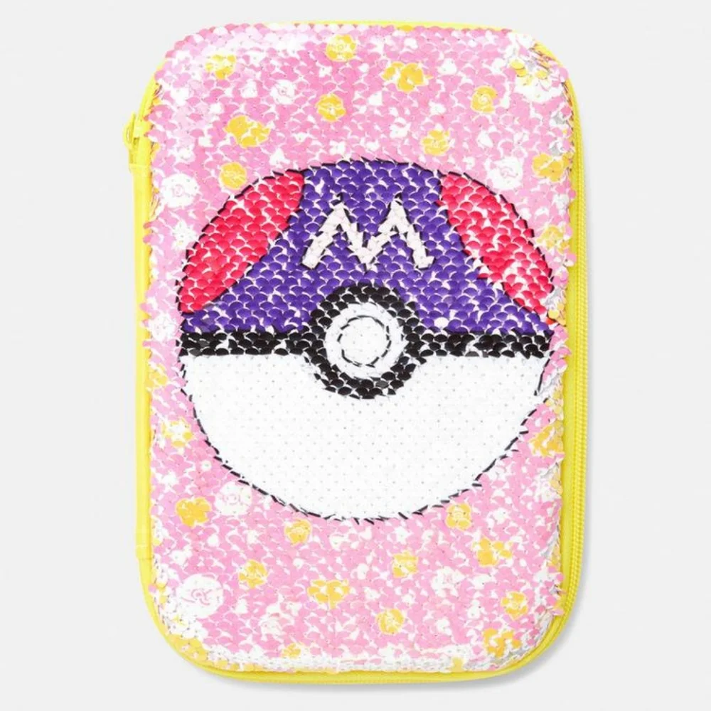 Pokémon Pokéball Sequins Makeup Case